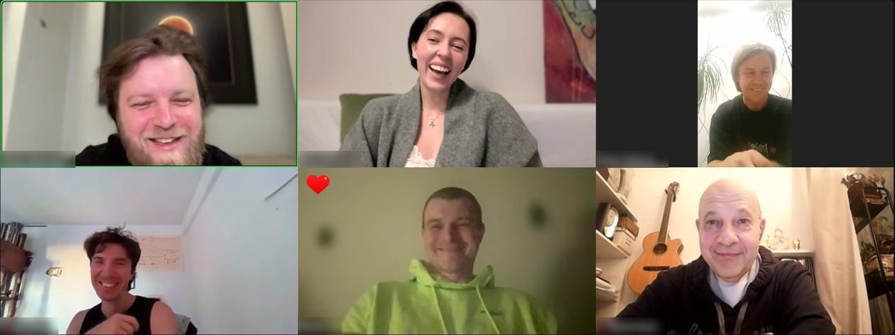 Zoom-сетка участников Stress Sharing